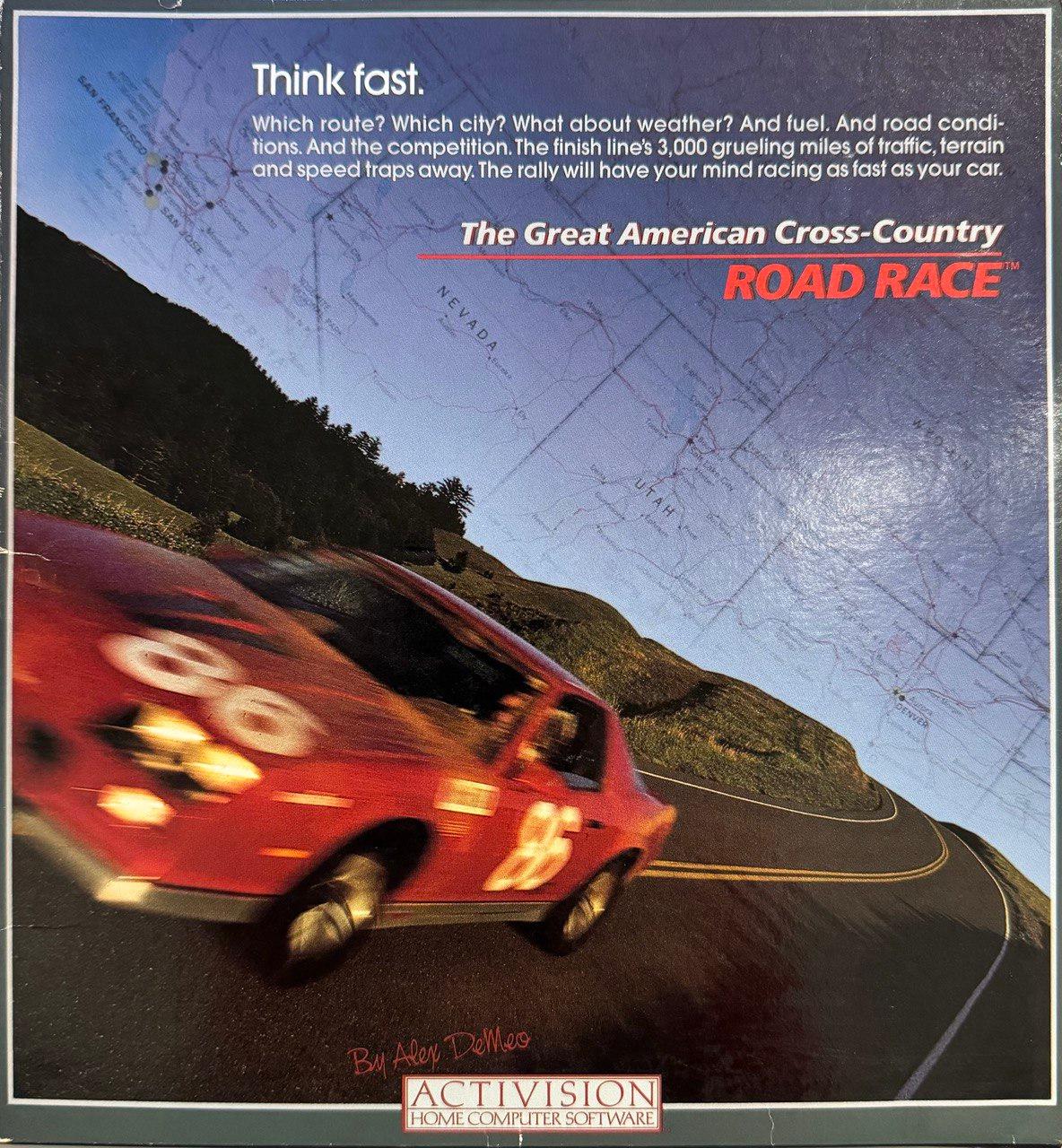 The Great American Cross-Country Road Race Atari 400