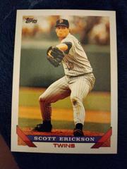 Scott Erickson #90 Baseball Cards 1993 Topps Prices