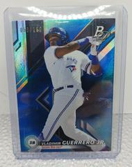 Vladimir Guerrero Jr. [Blue] #TOP-1 Baseball Cards 2019 Bowman Platinum Top Prospects Prices