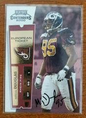 Marques Douglas [Autograph] #156 Football Cards 2000 Playoff Contenders Prices