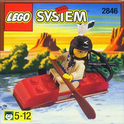 Indian Kayak #2846 LEGO Western