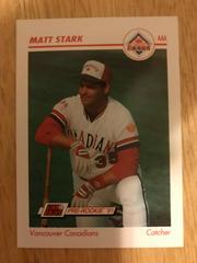 Matt Stark #646 Baseball Cards 1991 Impel Line Drive Prices