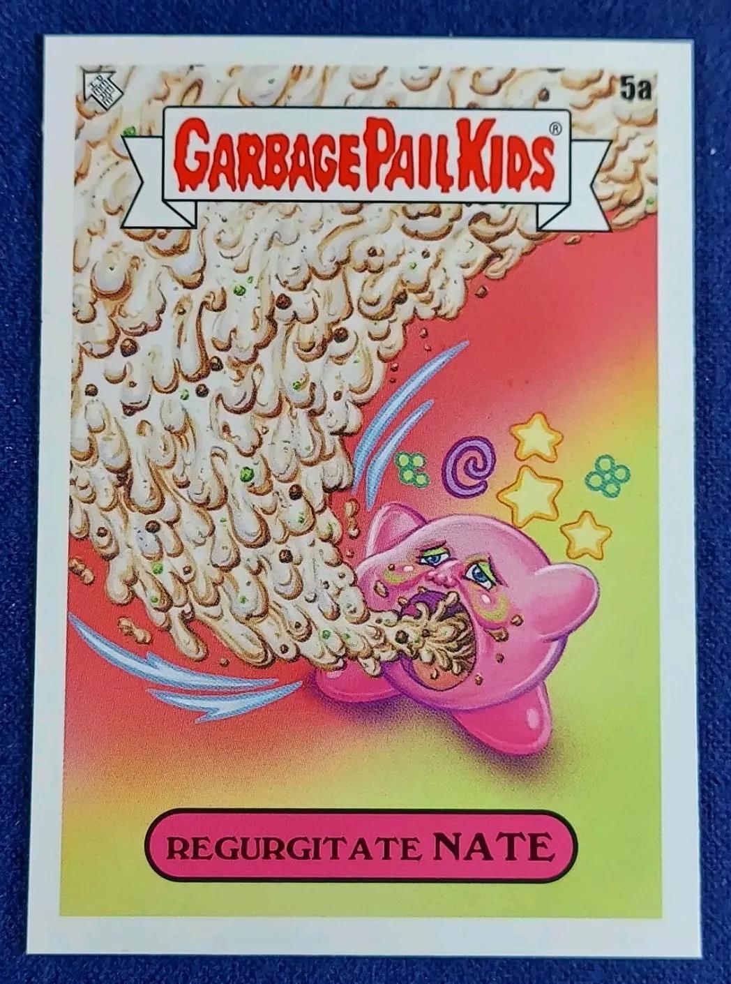 Regurgitate NATE #5A Garbage Pail Kids at Play Game Over