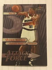 Shawn Marion #11A Basketball Cards 1999 Fleer Force Attack Force Prices