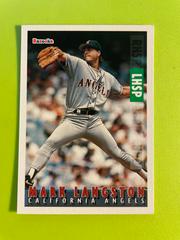 Mark Langston #108 Baseball Cards 1995 Bazooka Prices