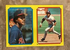 Andres Thomas, Julio Franco, Hubie Brooks Baseball Cards 1988 Topps Stickercard Prices