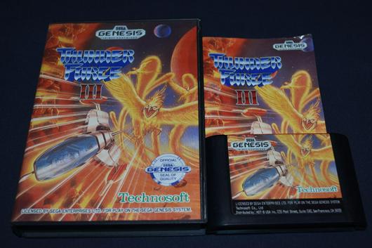 Thunder Force III | Item, Box, and Manual | Sega Genesis