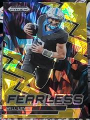 Will Levis [Gold Ice] #F-18 Football Cards 2023 Panini Prizm Draft Picks Fearless Prices