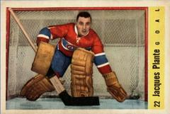 Jacques Plante #22 Hockey Cards 1958 Parkhurst Prices