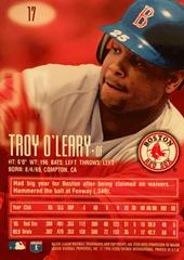 Rear | Troy O’Leary Baseball Cards 1996 EMotion XL