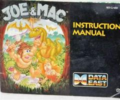 Joe And Mac - Manual | Joe and Mac NES