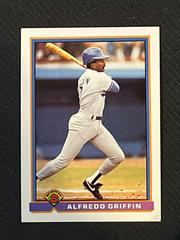 Alfredo Griffin #592 Baseball Cards 1991 Bowman Prices