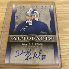 David Rittich #AF-DR Hockey Cards 2021 Upper Deck Artifacts Auto Facts Prices