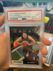 Luka Doncic [Holo] Basketball Cards 2019 Panini Hoops Lights Camera Action Prices