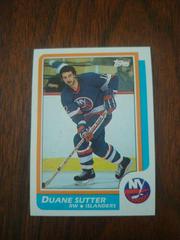 Duane Sutter #39 Hockey Cards 1986 Topps Prices