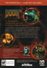 Back Cover | Doom 3 [Pre-Order] PC Games