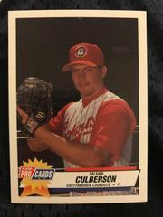 Calvin Culberson #2355 Baseball Cards 1993 Fleer ProCards Prices
