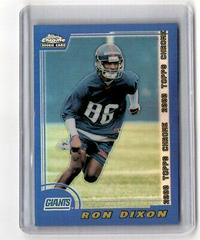 Ron Dixon [Refractor] #182 Football Cards 2000 Topps Chrome Prices