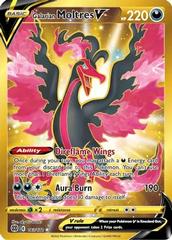 Pokemon TCG Galarian Moltres 93/203 Shiny Holo Rare Evolving Skies Mint