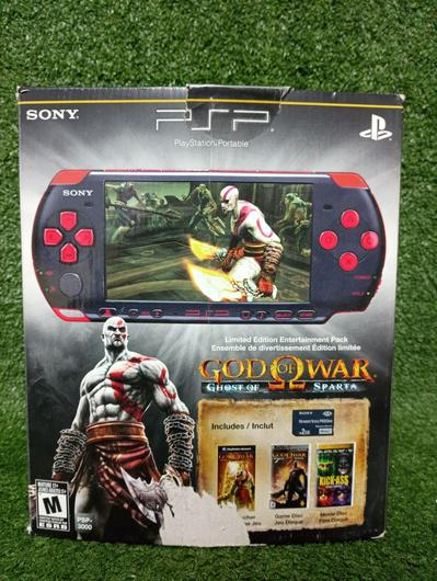 PSP 3000 Limited Edition God of War Version [Black & Red] photo