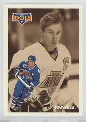 Joe Sakic [Wayne Gretzky French] #381 Hockey Cards 1991 Pinnacle Prices
