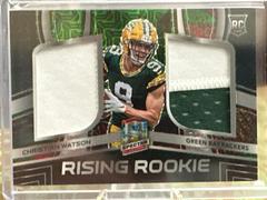 Christian Watson [Meta] #RRM-CWA Football Cards 2022 Panini Spectra Rising Rookie Materials Prices