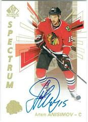 Artem Anisimov [Autograph Spectrum] #56 Hockey Cards 2016 SP Authentic Prices