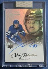 Nick Robertson Hockey Cards 2020 Upper Deck Clear Cut NHL Memoirs Autographs Prices