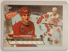 Back Of Card | Sergei Fedorov Hockey Cards 1993 Ultra