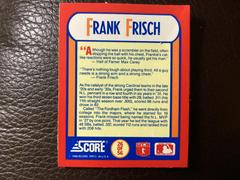 Frank Frisch Baseball Cards 1990 Score Magic Motion Trivia Prices