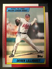Derek Lilliquist #70 Baseball Cards 1990 Topps Major League Debut Prices