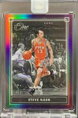 Steve Nash [Purple] Basketball Cards 2019 Panini One and One Prices
