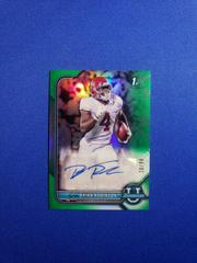Brian Robinson [Green Refractor] Football Cards 2021 Bowman University Chrome Autographs Prices