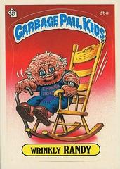 Wrinkly RANDY #35a 1985 Garbage Pail Kids Prices