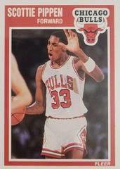 Scottie Pippen #23 Basketball Cards 1989 Fleer Prices