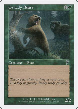 Grizzly Bears [Foil] Magic 7th Edition