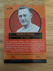 Back | Frankie Frisch Baseball Cards 2014 Panini Golden Age Museum Memorabilia