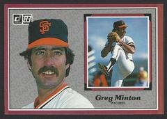 Greg Minton #10 Baseball Cards 1983 Donruss Action All Stars Prices