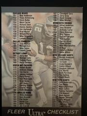 Checklist: 151-300 #300 Football Cards 1991 Ultra Prices