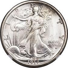 1917 D [OBVERSE] Coins Walking Liberty Half Dollar Prices