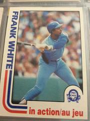 Frank White [In Action] #183 Baseball Cards 1982 O Pee Chee Prices
