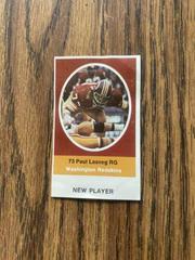 Paul Laaveg Football Cards 1972 Sunoco Stamps Update Prices