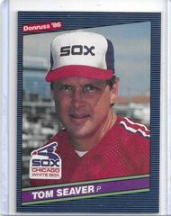 Tom Seaver [Green Stripes Around Name] Baseball Cards 1986 Donruss Prices