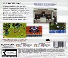 Back Cover | Final Fantasy Chronicles [Greatest Hits] Playstation