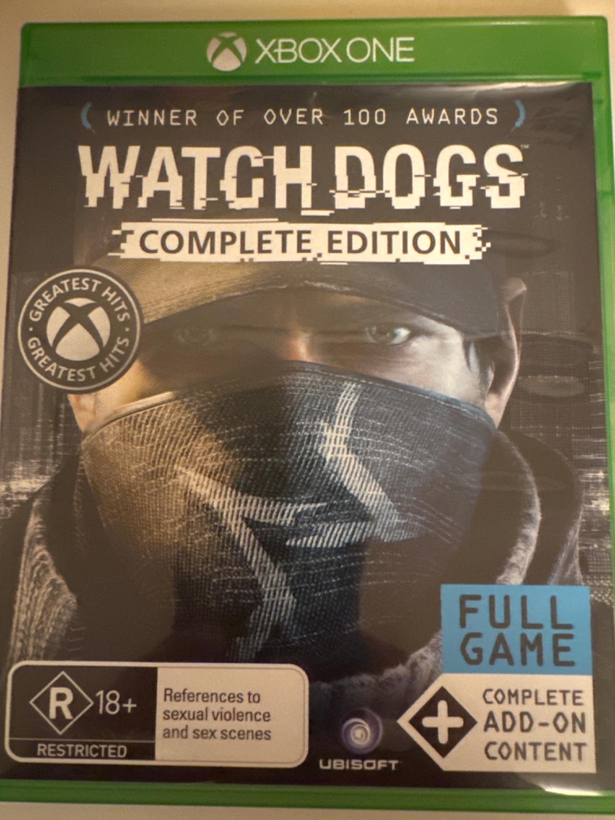 Watch Dogs Complete Edition [Greatest Hits] PAL Xbox One