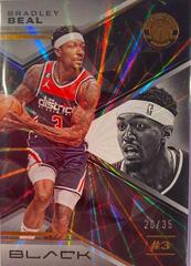 Bradley Beal [Copper] #20 Basketball Cards 2022 Panini Black Prices