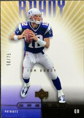 Tom Brady [Gold] Football Cards 2002 Upper Deck Graded Prices