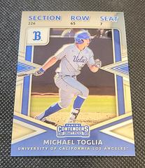 Michael Toglia #CT-MT Baseball Cards 2020 Panini Elite Extra Edition College Tickets Prices