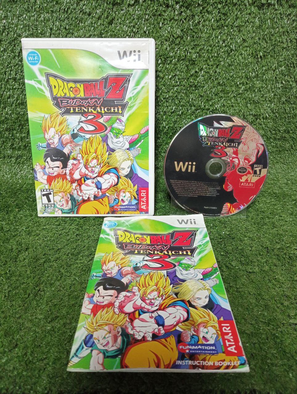 Dragon Ball Z Budokai Tenkaichi 3 | Item, Box, and Manual | Wii