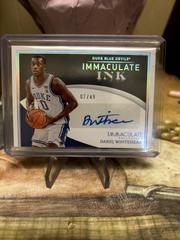 Dariq Whitehead Basketball Cards 2022 Panini Immaculate Collection Collegiate Prices
